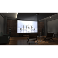 ホームシアターのインテリア LIVE