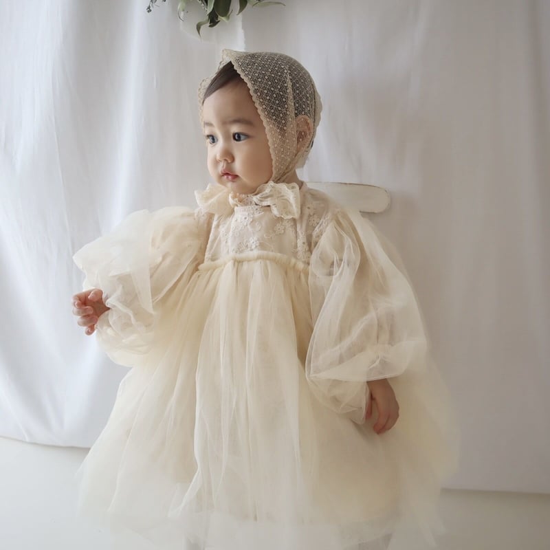 即納》 puff sleeve tulle one-piece | N O C C U  