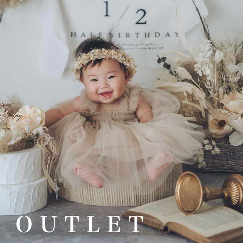 即納》 OUTLET original baby tulle one-piece | N O