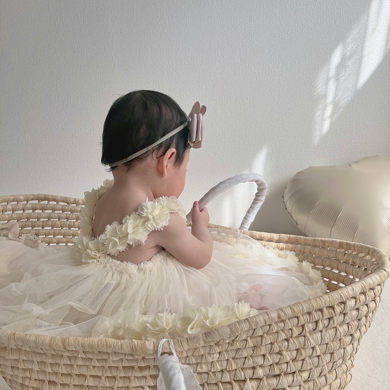 【極美品】ANERI COCO FLOWER DRESS プリーツ シフォン whipped cream flower dress | N O C C U s e l