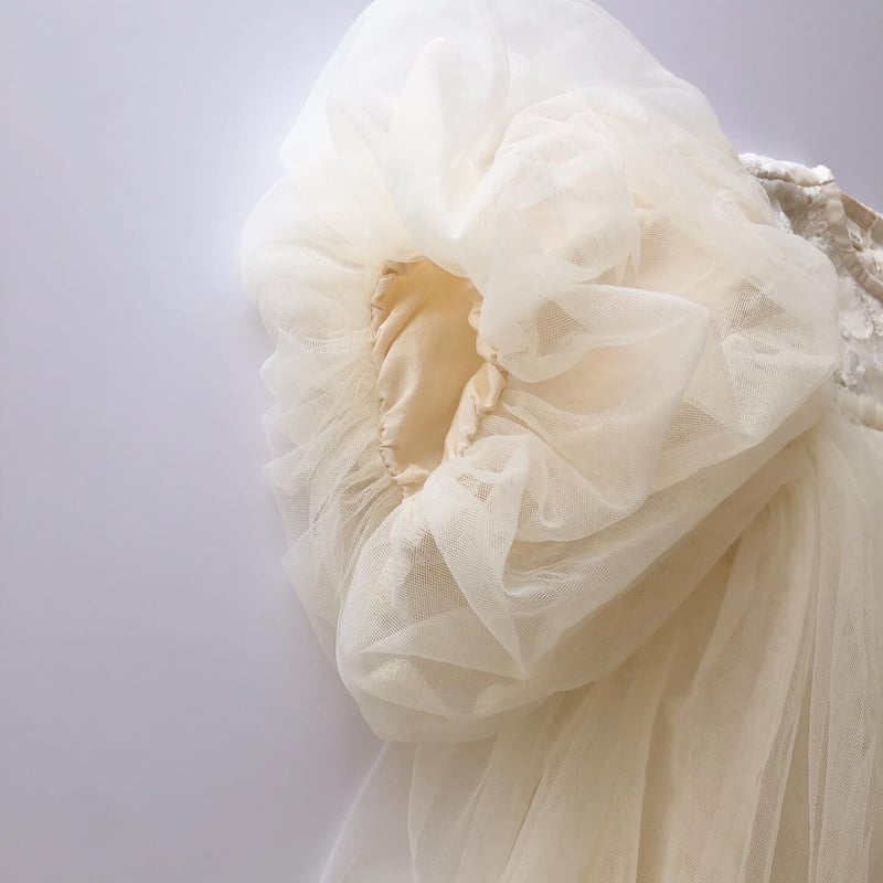 即納》 puff sleeve tulle one-piece | N O C C U  