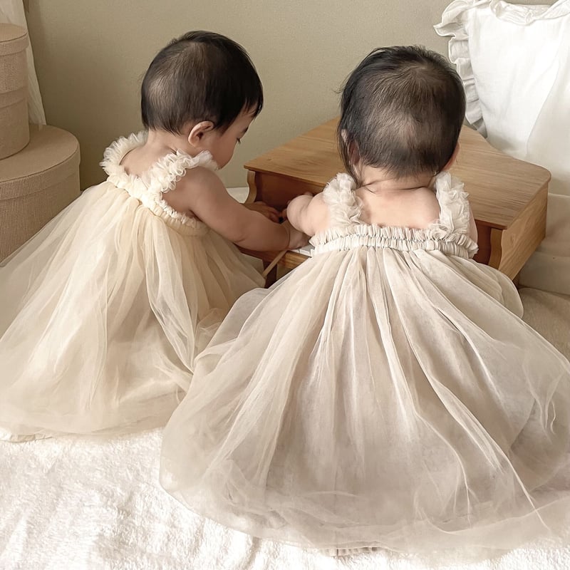 tulle mini dress チュールワンピース　バルーン　タグ付き tulle mini dress チュールワンピース バルーン タグ付き