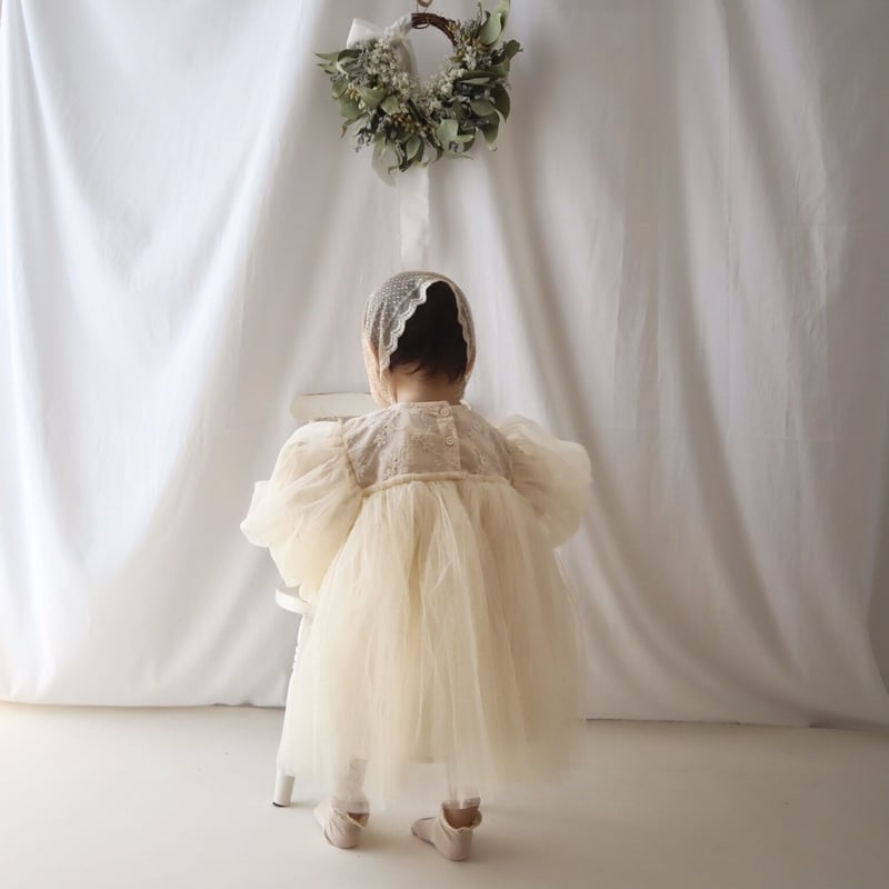 本日限定値下げ Puff-sleeve tulle one-piece 即納》 puff sleeve tulle one-piece | N O C C U