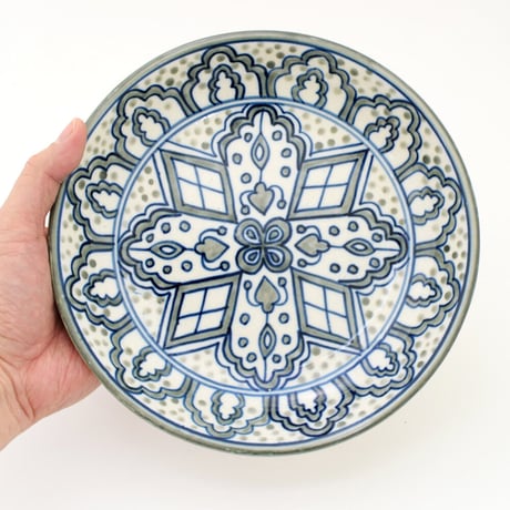 インドの伝統柄ペイント プリヤ 深皿