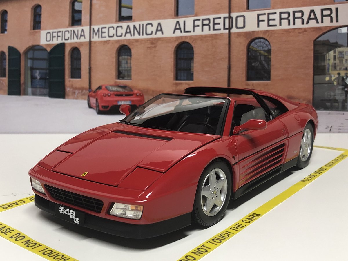 Ferrari 348 1/18　ホットウィール　箱無 1/18 MATTEL Hotwheels ELITE Ferrari 348 ts レッド