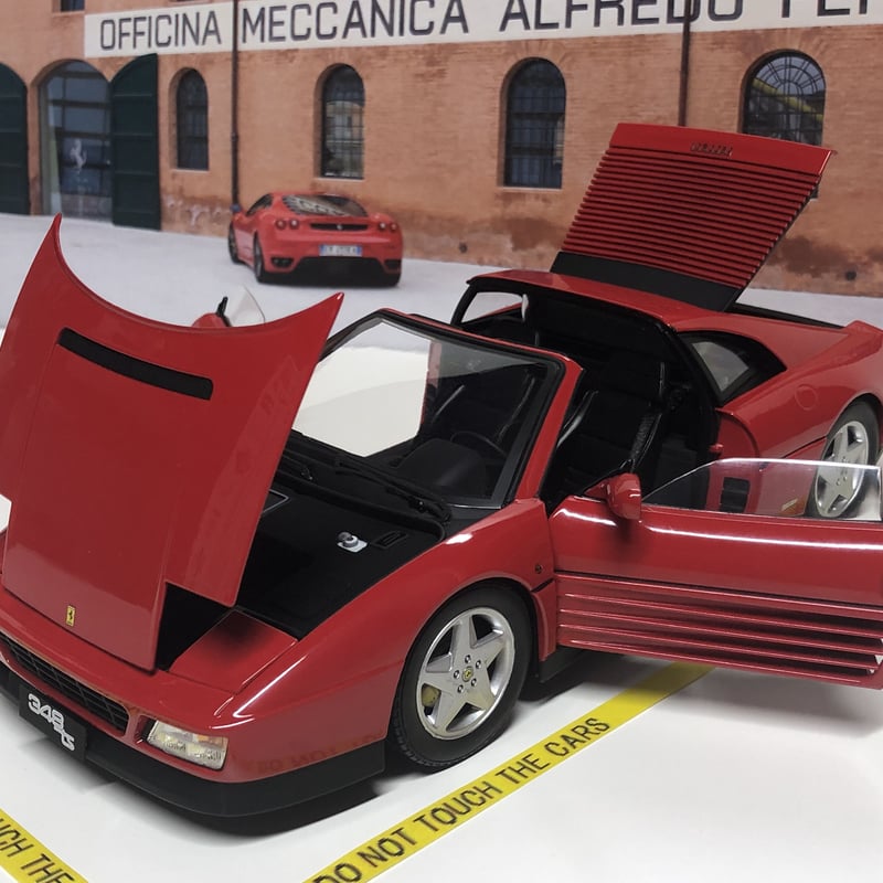 1/18 MATTEL Hotwheels ELITE Ferrari 348 ts レッド