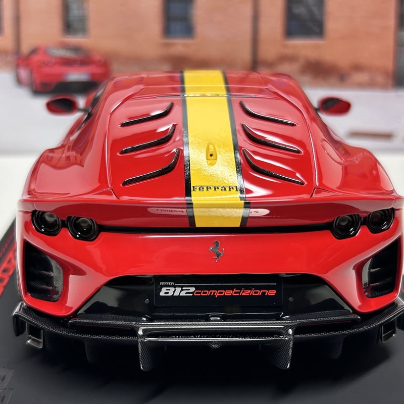 BBR 1/18 Ferrari 812 Competizione Rosso corsa フ