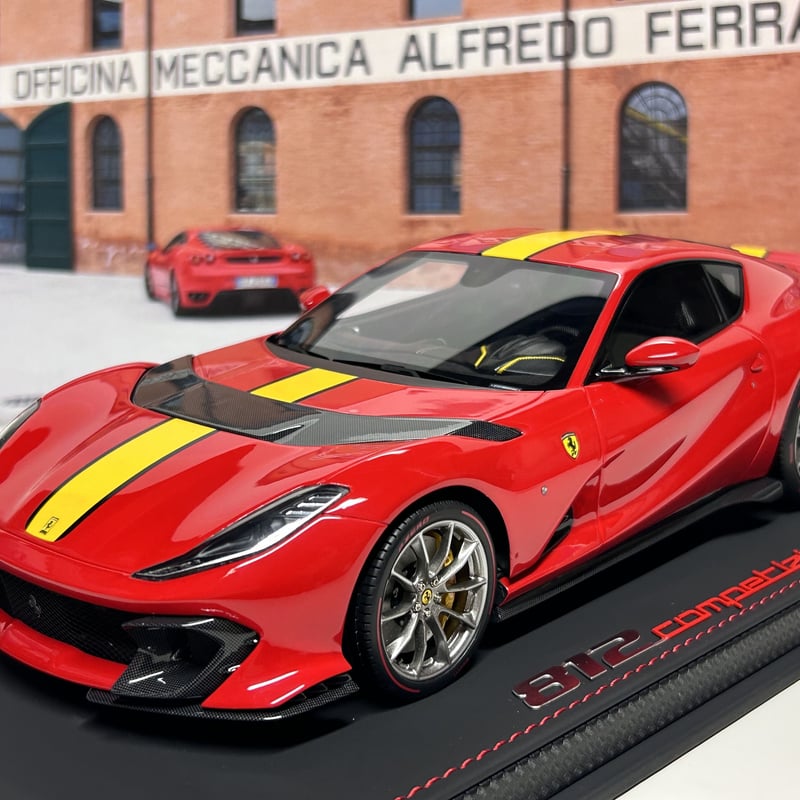 BBR 1/18 Ferrari 812 Competizione Rosso corsa フ