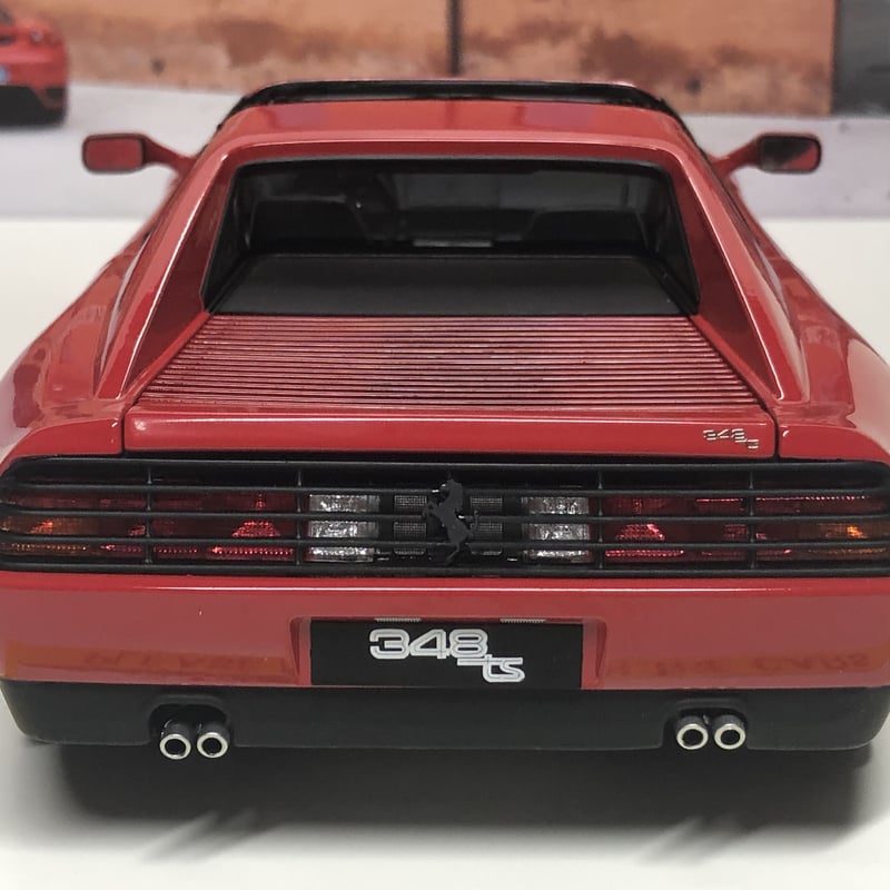 1/18 MATTEL Hotwheels ELITE Ferrari 348 ts レッド