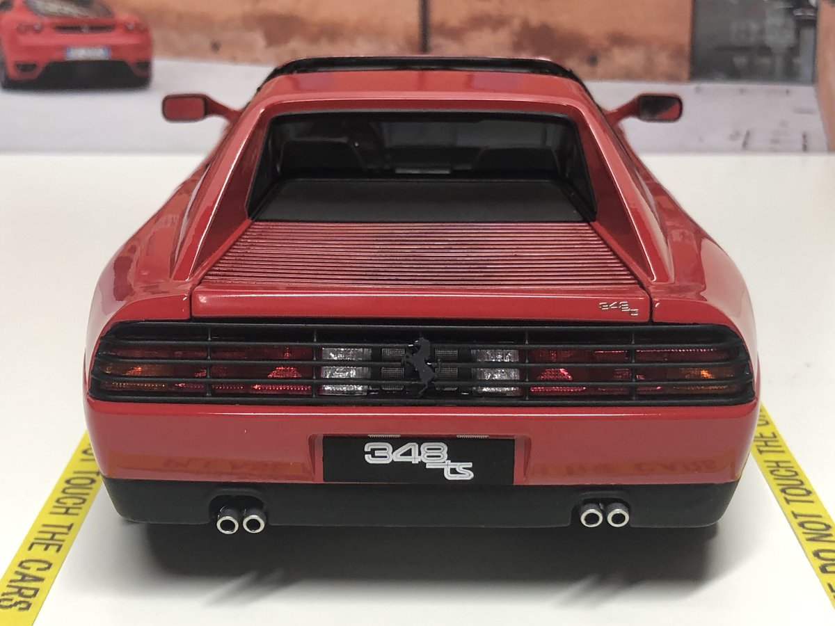 1/18 MATTEL Hotwheels ELITE Ferrari 348 ts レッド