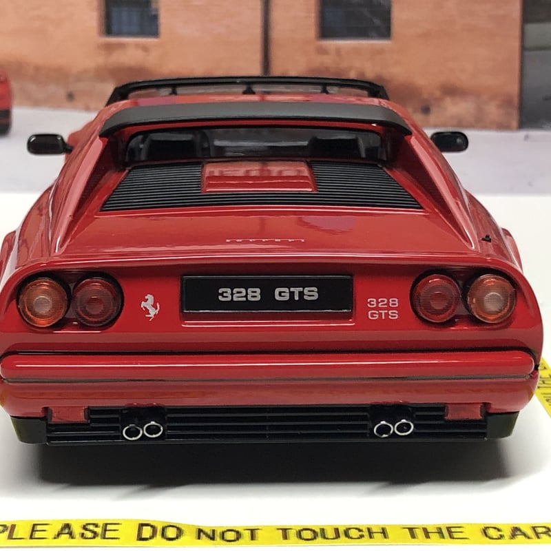 1/18 ANSON製　フェラーリ　328GTS 赤 Ferrari 328 GTS Red Anson 1/18