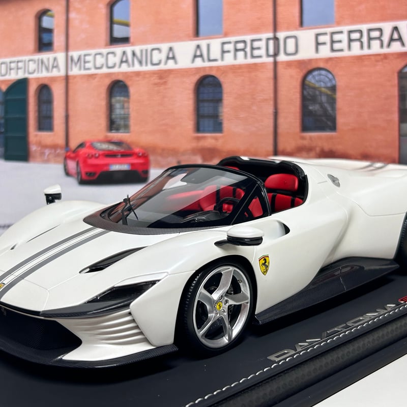 BBR 1/18 Ferrari Daytona SP3 Icona Bianco Itali
