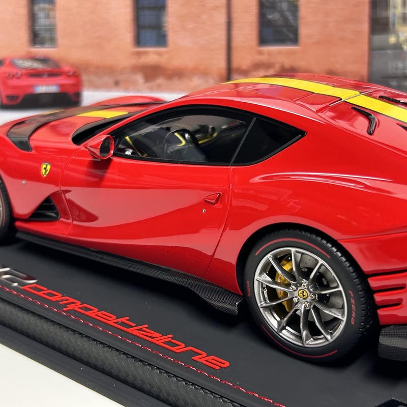 BBR 1/18 Ferrari 812 Competizione Rosso corsa フ