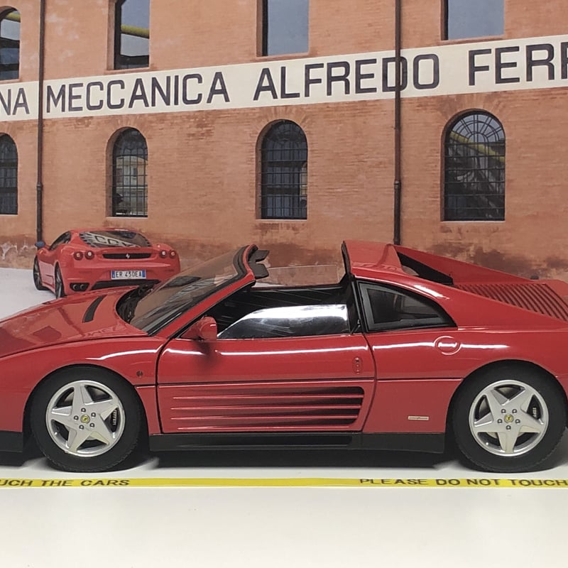 1/18 MATTEL Hotwheels ELITE Ferrari 348 ts レッド