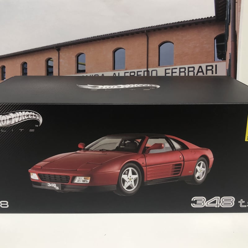 1/18 MATTEL Hotwheels ELITE Ferrari 348 ts レッド