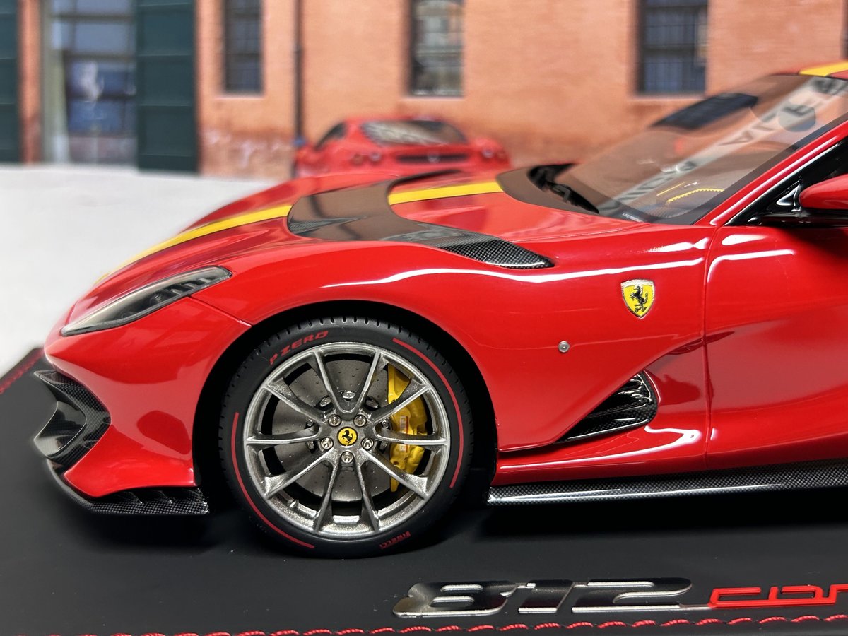 BBR 1/18 Ferrari 812 Competizione Rosso corsa フ