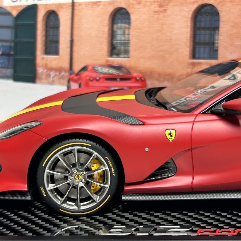 BBR 1/18 Ferrari 812 Competizione Rosso F1-75 フ