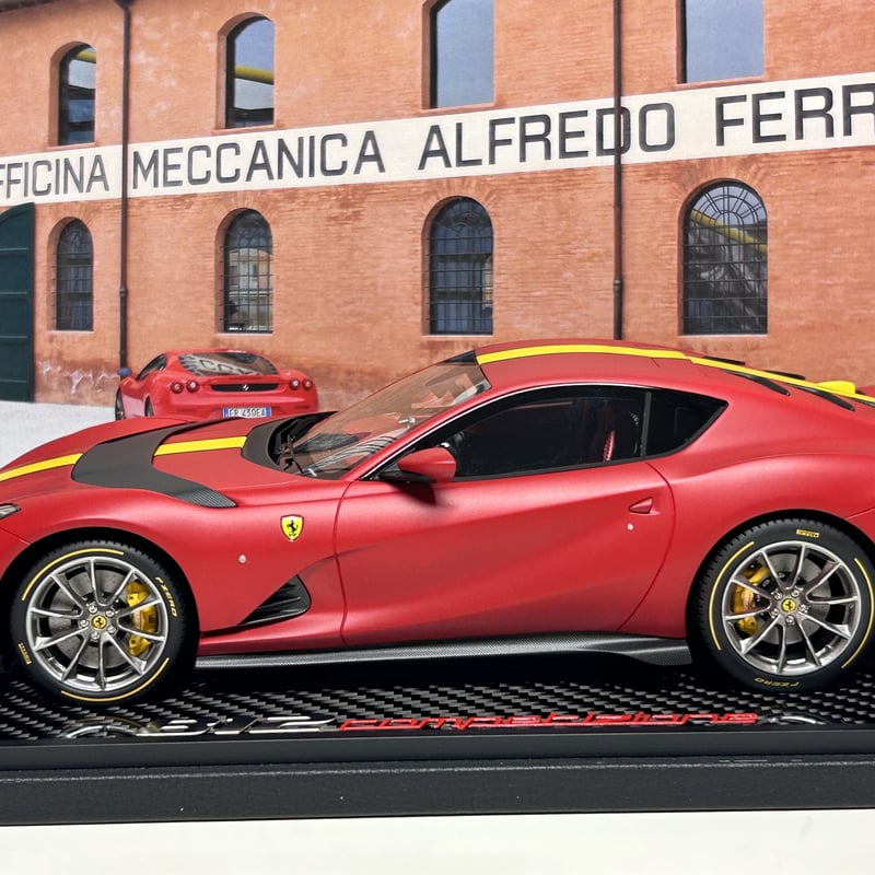 BBR 1/18 Ferrari 812 Competizione Rosso F1-75 フ