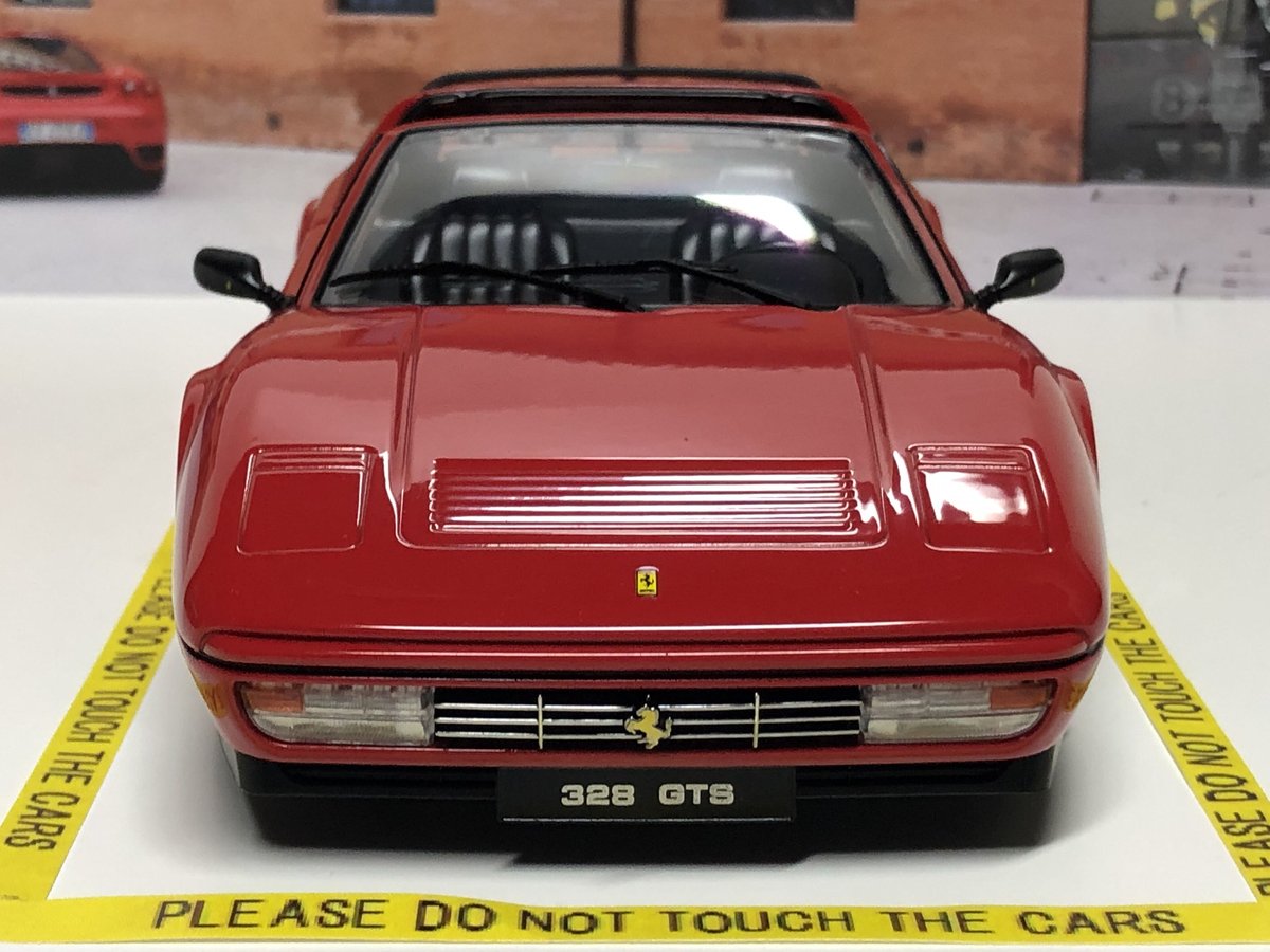 1/18 ANSON製 フェラーリ 328GTS 赤 Ferrari 328 GTS Red Anson 1/18
