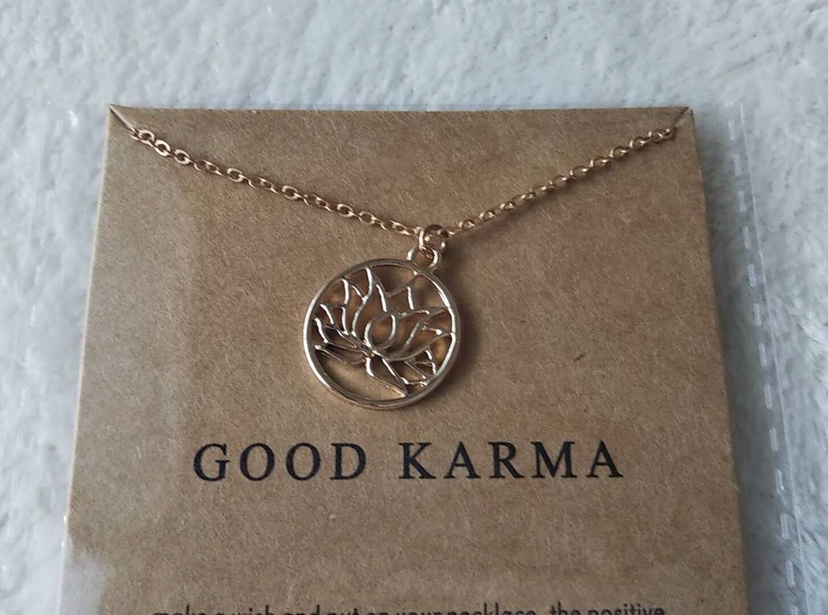 蓮の花ネックレス ～GOOD KARMA | T