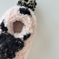 ぽんぽん［S］ぴんくブラックラメ
