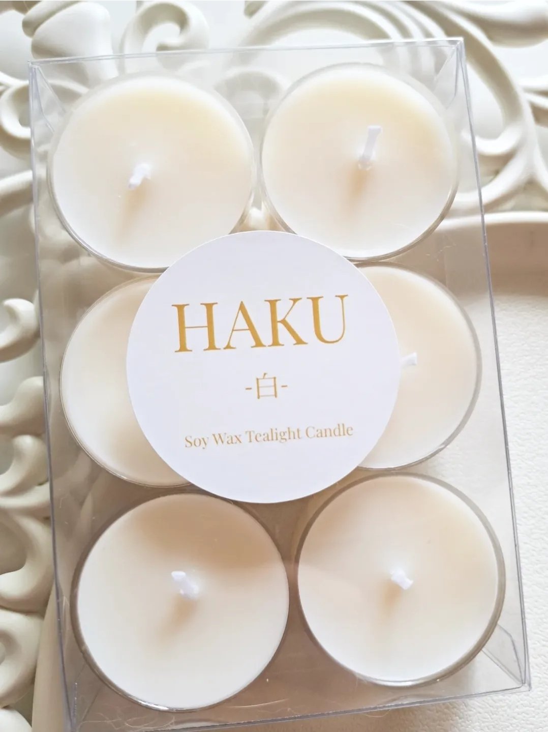 白 ーHAKUー ソイワックス ティーライトキャンドル | ÉVEIL -エヴェイユ-