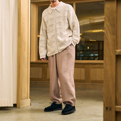 BATONER (バトナー) / Grassy Lace Zip Blouson for COC