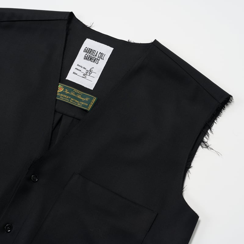 GABRIELA COLL GARMENTS NO.221 ウールスリーブレス GABRIELA COLL