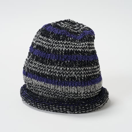 Indietro Association (インディエトロアソシエーション) / Multi Border Roll Knit Cap