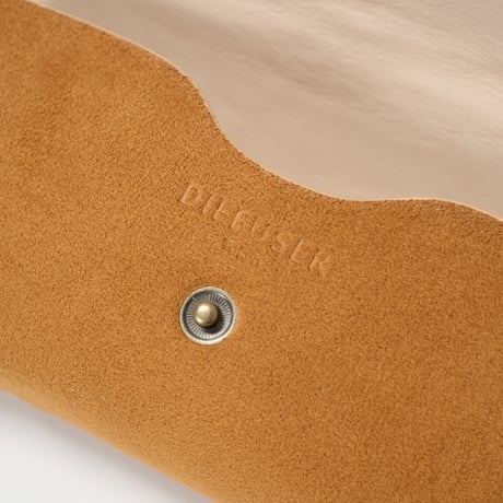 DIFFUSER（ディフューザー）/ TECH SUEDE EYEWEAR CASE - S size / Navy & Natural