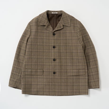 AURALEE (オーラリー) / Silk Linen Nep Check Jacket