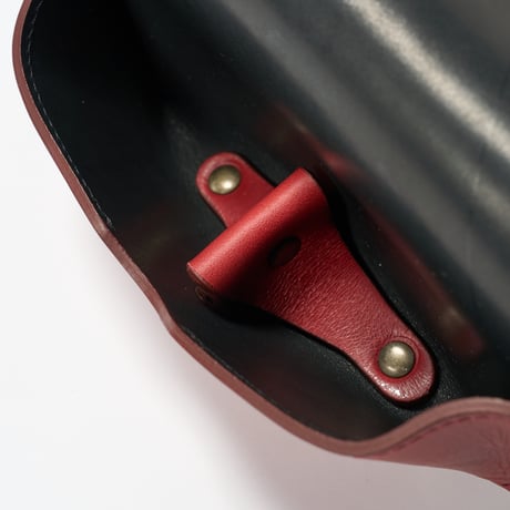 DIFFUSER（ディフューザー）/ HORWEEN LEATHER EYEWEAR CASE 2 / Bordeaux & Black