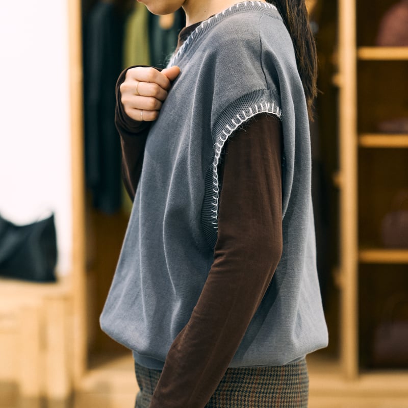 BATONER (バトナー）/ Seaisland Cotton Blanketstitch
