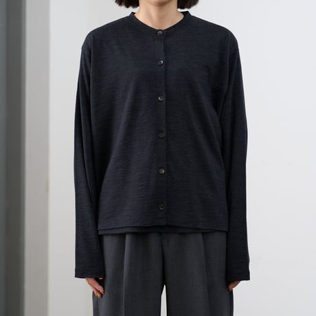 BATONER (バトナー) / Summer Wool Crew Cardigan for COC
