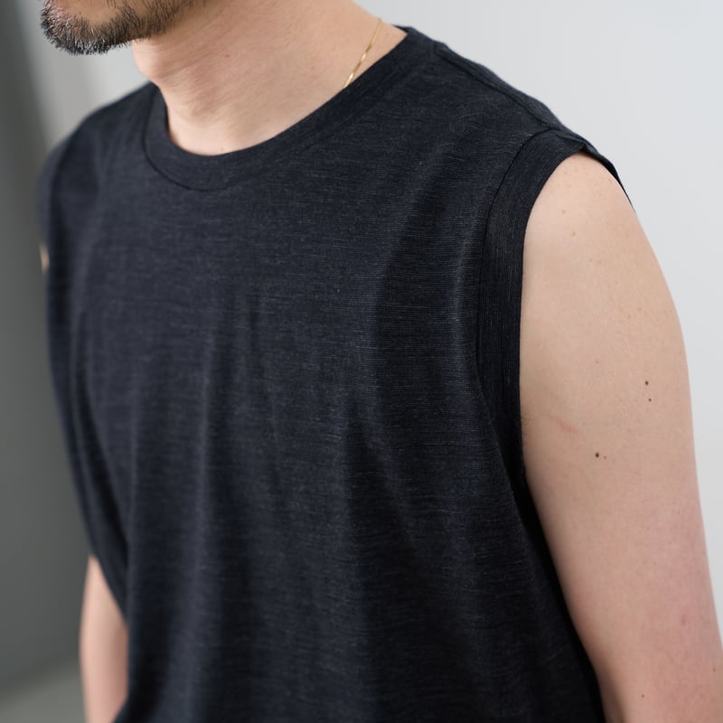 BATONER (バトナー) / Summer Wool Sleeveless T-Shirt
