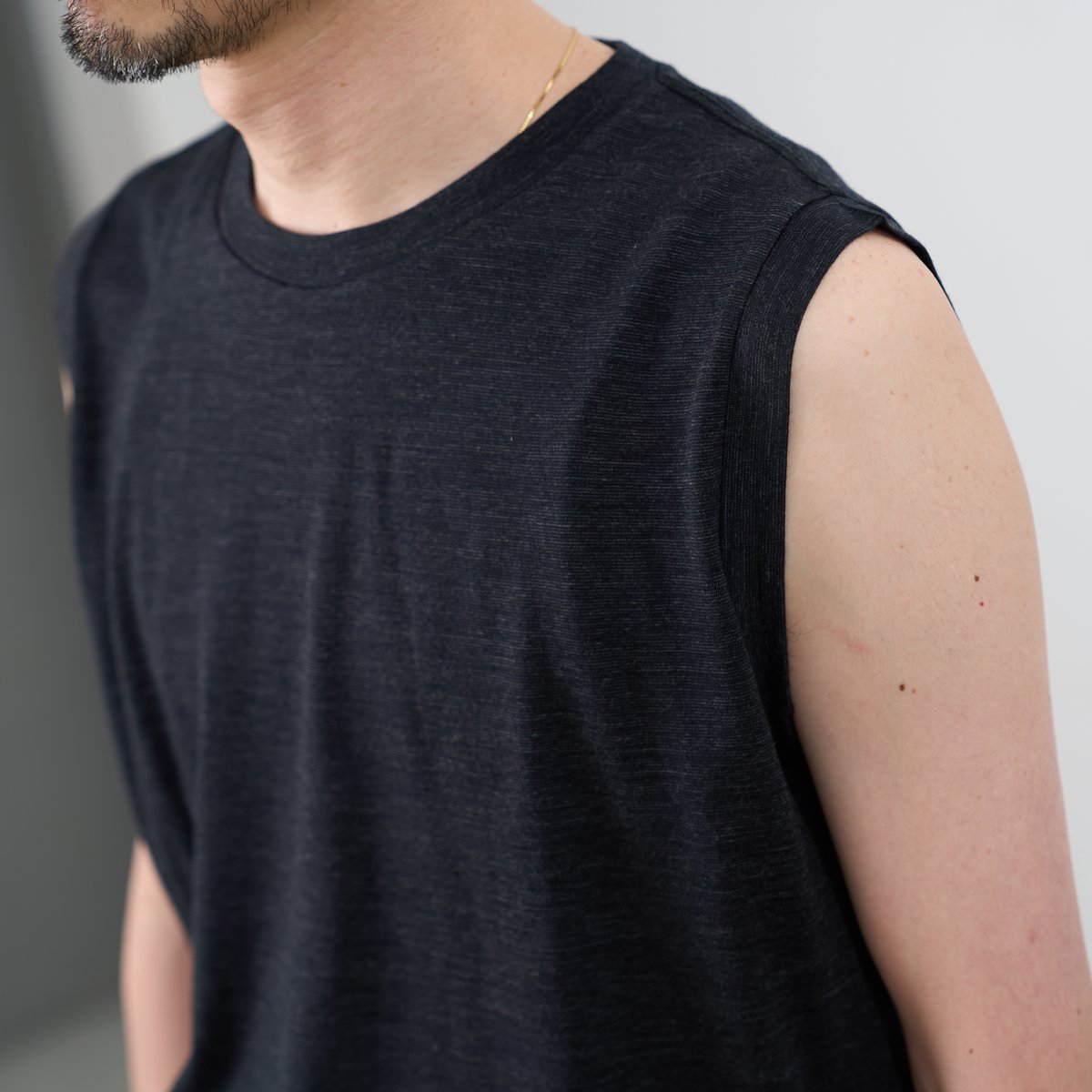 BATONER (バトナー) / Summer Wool Sleeveless T-Shirt