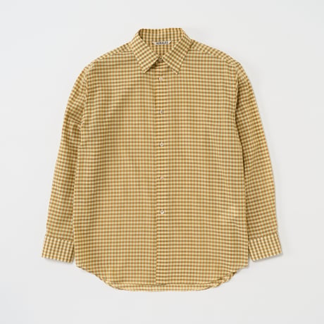 AURALEE (オーラリー) / Airy Light Cotton Check Shirt