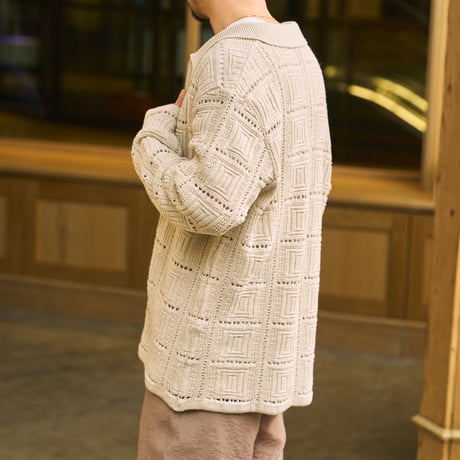 BATONER (バトナー) / Grassy Lace Zip Blouson for COC