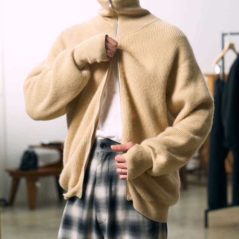 BATONER (バトナー)/ Cashimere Fox Drivers Knit for BATONER (バトナー)/ Cashimere Fox Drivers Knit for
