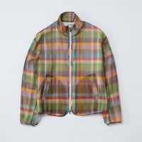 SEVEN BY SEVEN（セブンバイセブン）/Standcollar Zip Up Blouson Check