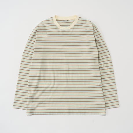AURALEE (オーラリー) / Gradient Stripe jersey L/S Tee