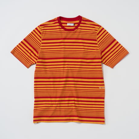 POP TRADING COMPANY (ポップトレーディングカンパニー) / Striped Logo T-shirt