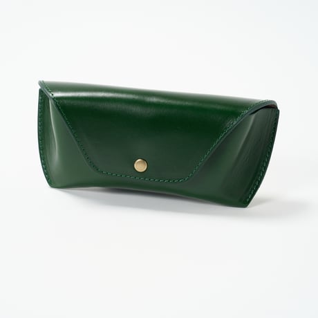 DIFFUSER（ディフューザー）/ OIL LEATHER EYEWEAR CASE / Green & Dark Brown