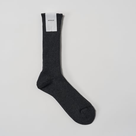 AURALEE (オーラリー) / *Cotton Cashmere Low Gauge Socks