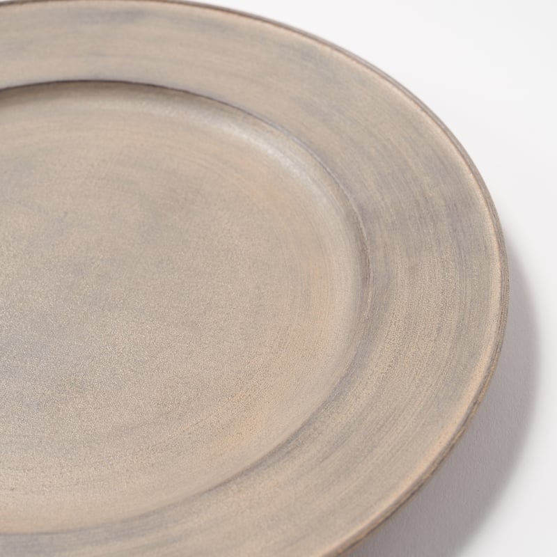 富井貴志 白漆リム皿 27cm 2枚セット 【公式通販】