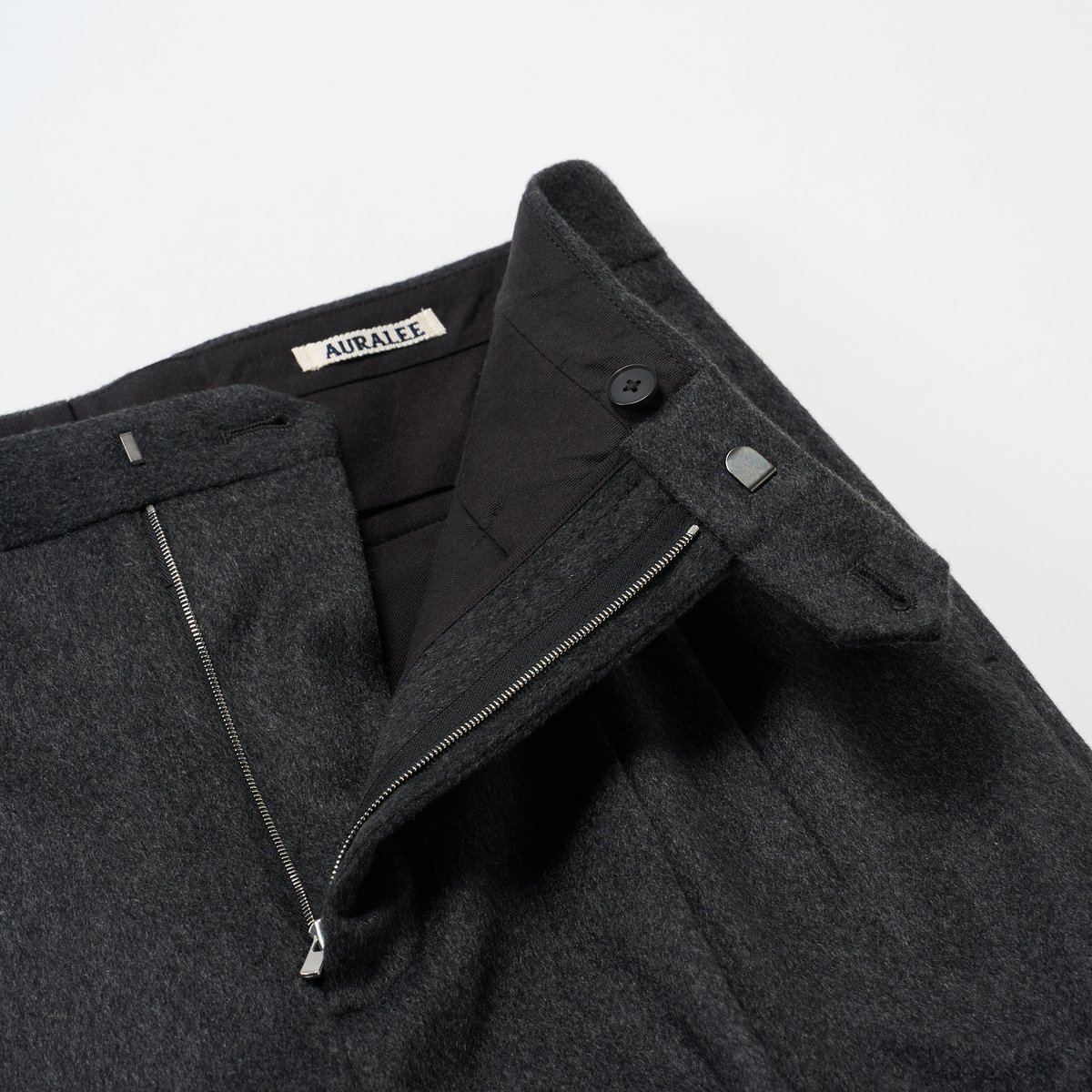 【新品】オーラリー　カシミヤモールスキンツータックスラックス CASHMERE MOLESKIN TWO-TUCK SLACKS – COVERCHORD