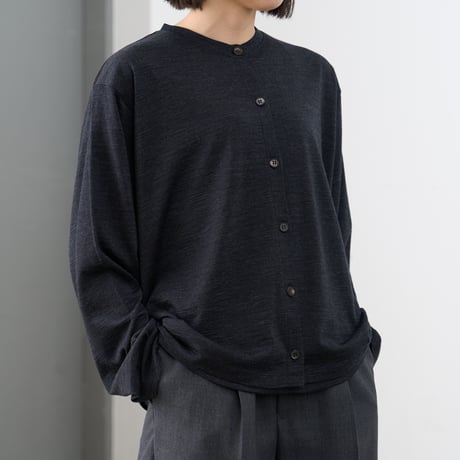 BATONER (バトナー) / Summer Wool Crew Cardigan for COC