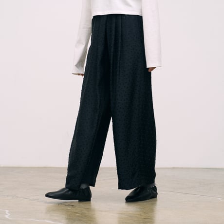 Christian Wijnants (クリスチャン・ワイナンツ) / Cropped Wide Leg Elastic Waist Pants