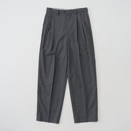 YLEVE (イレーヴ) / Super120'S Chambray Wool 3Tack Trousers