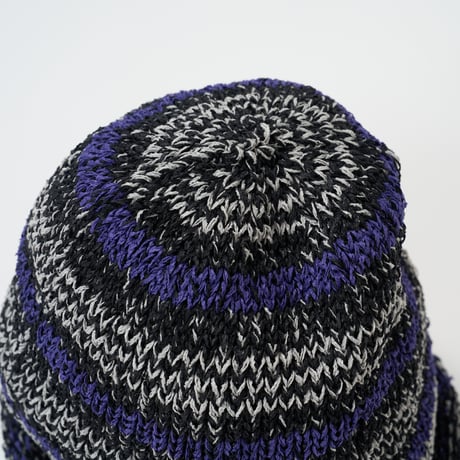 Indietro Association (インディエトロアソシエーション) / Multi Border Roll Knit Cap